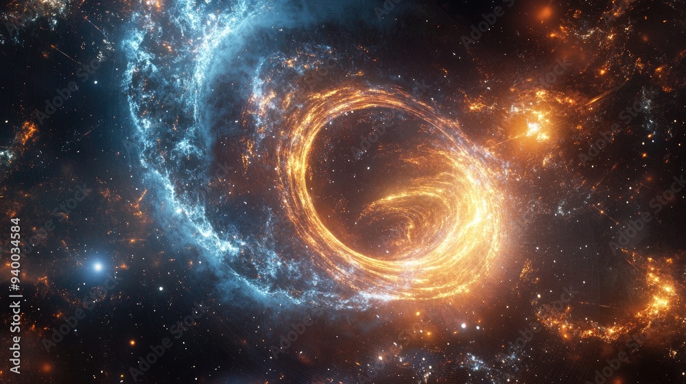 Abstract cosmic chart Abstract cosmic chart