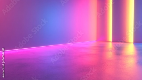 3D rendering of a grey gradient abstract blurred background