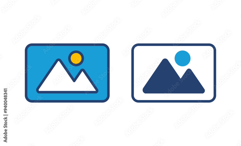 Picture icon vector. photo gallery icon symbol Picture icon vector. photo gallery icon symbol