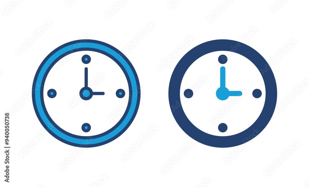 Clock icon vector. Time icon vector. watch icon symbol Clock icon vector. Time icon vector. watch icon symbol