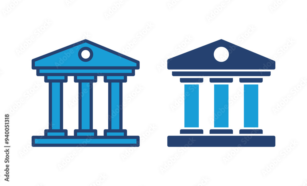 Bank icon vector. bank vector icon, museum, university Bank icon vector. bank vector icon, museum, university