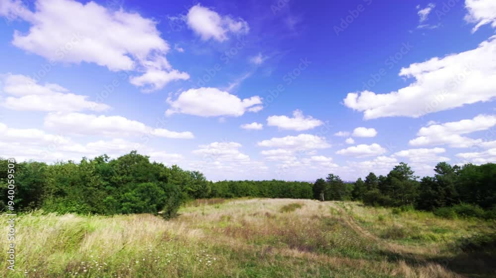 landscape with blue sky and clouds landscape with blue sky and clouds