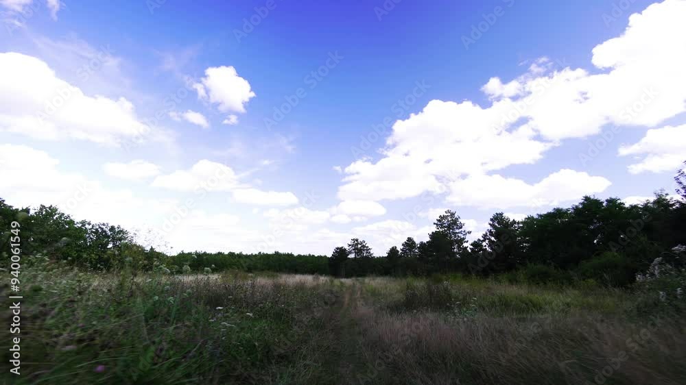 landscape with clouds