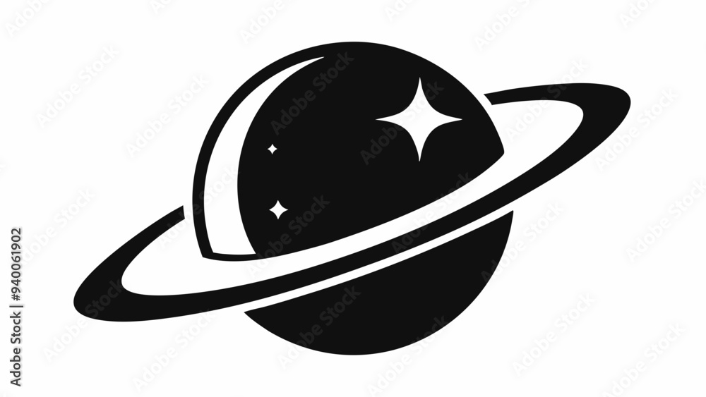 Saturn icon, Saturn with sparkle silhouette, cosmos and planet, Saturn silhouette vector
Saturn icon, Saturn with sparkle silhouette, cosmos and planet, Saturn silhouette vector
