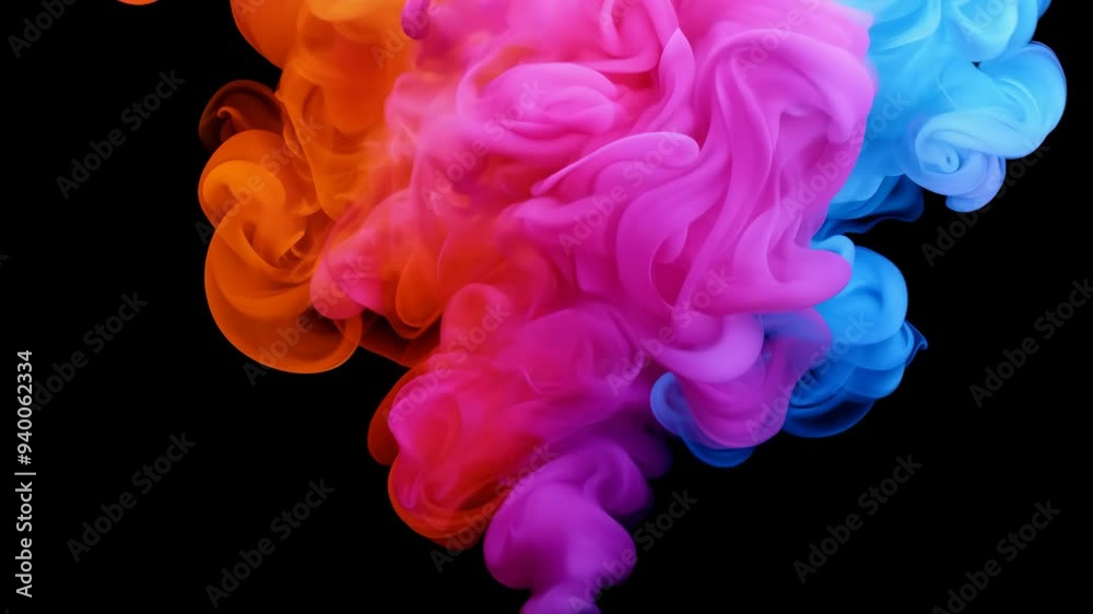 Cinematic Smoke Explosion Animation in Six Colors on Dark Background
Cinematic Smoke Explosion Animation in Six Colors on Dark Background