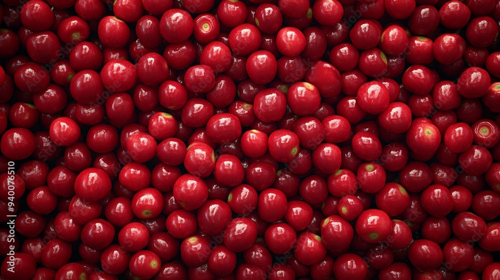 Bountiful Harvest: High Angle Close Up of Cherries in Seamless Pattern - Photorealistic Top Down Cinematic View Bountiful Harvest: High Angle Close Up of Cherries in Seamless Pattern - Photorealistic Top Down Cinematic View