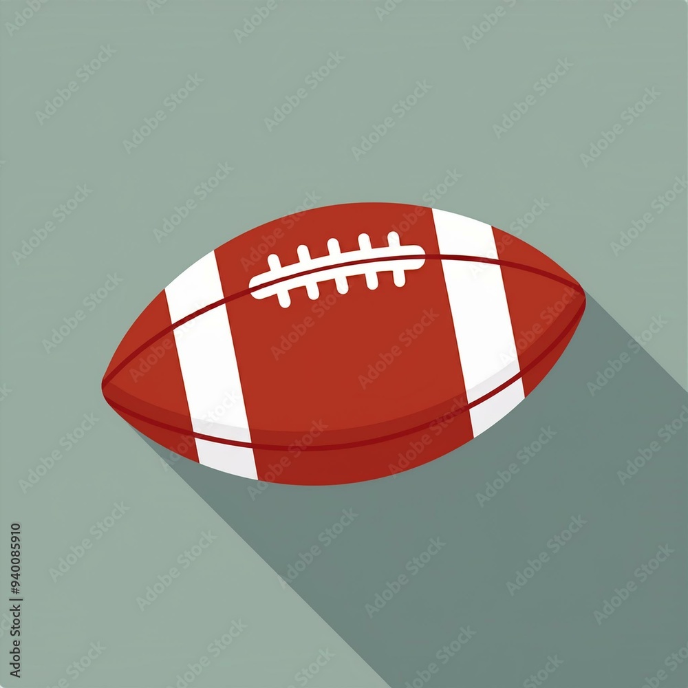 ball american football oval icon vector illustration ball american football oval icon vector illustration