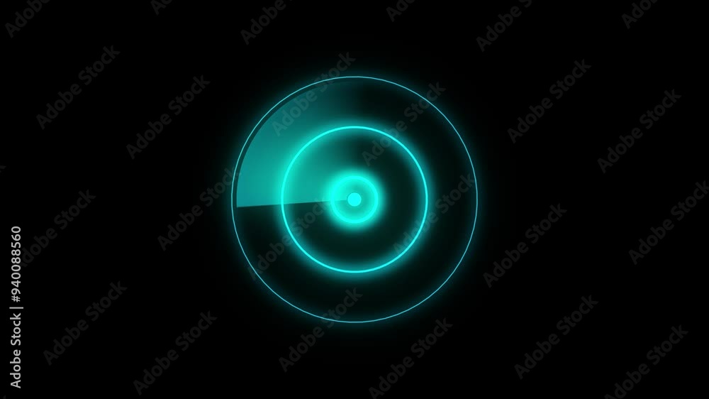 Searching Technology Radar Signal Animation. Futuristic Digital HUD Radar Detection Screen, Digital Radio Waves Circle Radar Diffusion Concept-4k Video. Searching Technology Radar Signal Animation. Futuristic Digital HUD Radar Detection Screen, Digital Radio Waves Circle Radar Diffusion Concept-4k Video.