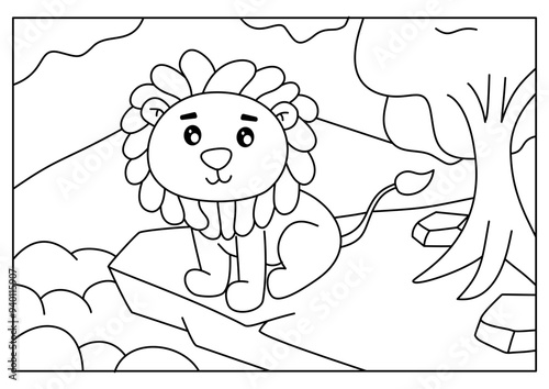 Cute lion coloring pages provide a fun, creative activity for kids and adults, enhancing fine motor skills, imagination, and concentration with adorable lion designs