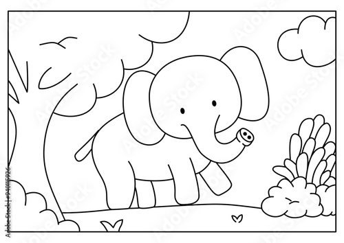 Elephant coloring pages are fun for kids and adults, offering creative expression while enhancing fine motor skills, concentration, and imagination.