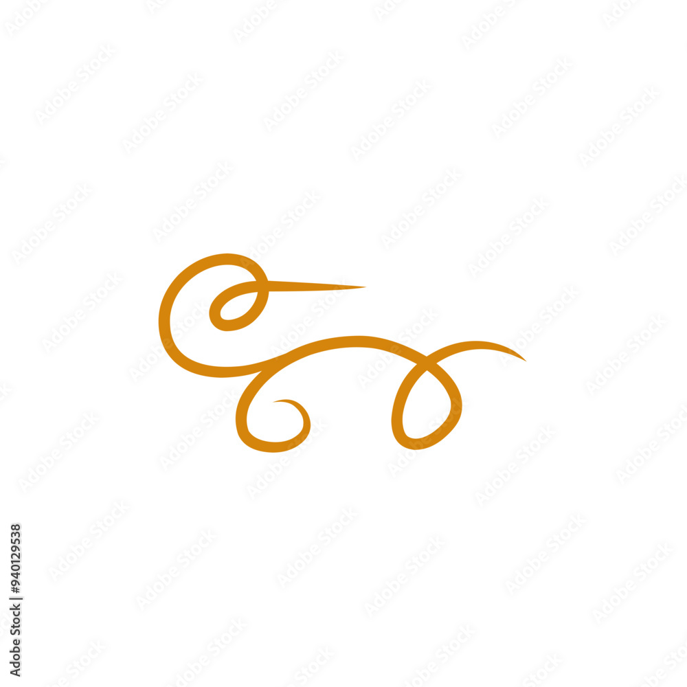 Obraz premium classic swirl decoration flourish 