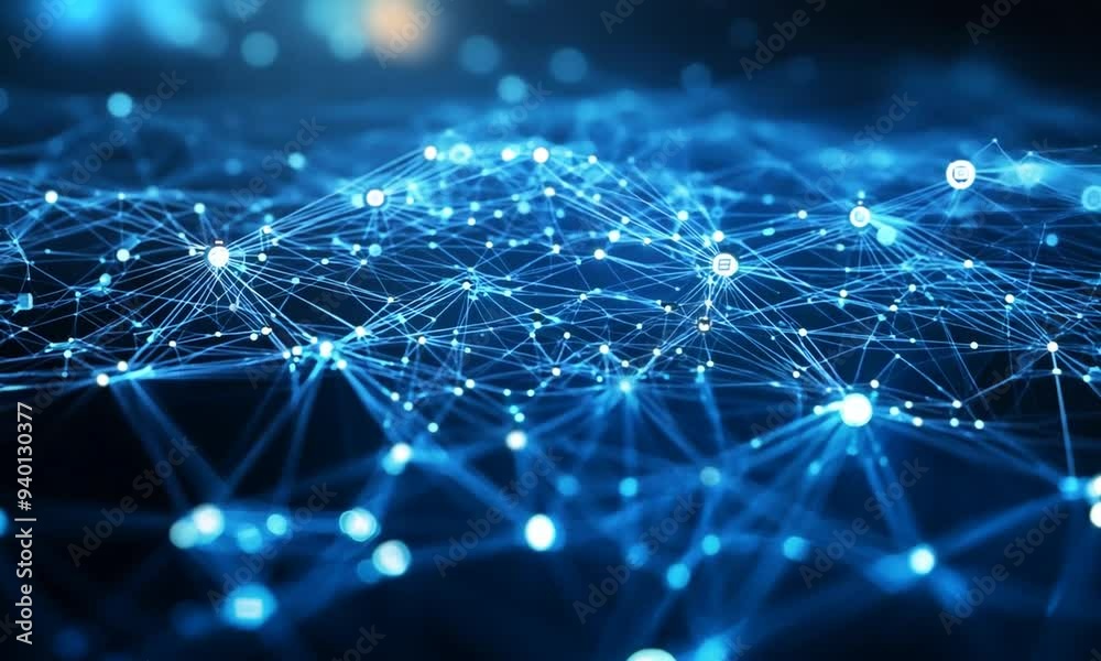 Abstract Network Connection Background