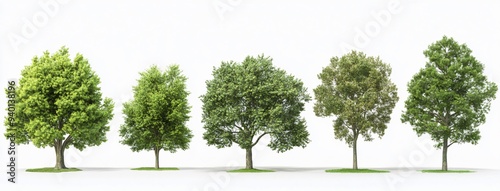  tree isolated on white