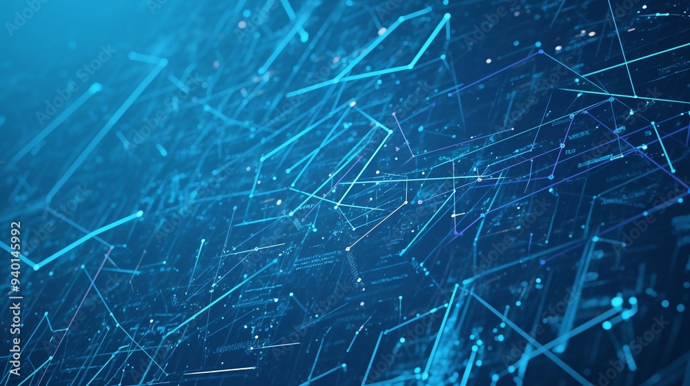 Fototapeta premium ハイテクなデジタルネットワーク10