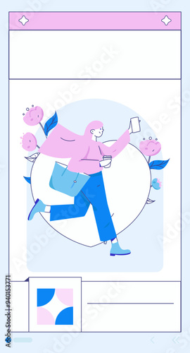 3.12 International Women's Day professional women flat character vector concept operation hand drawn illustration
