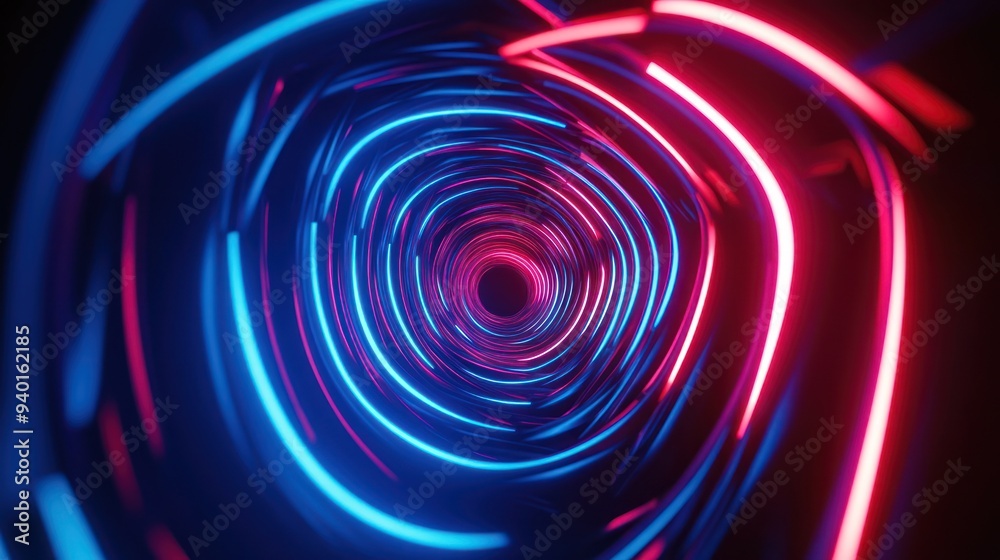 Abstract Neon Tunnel Abstract Neon Tunnel