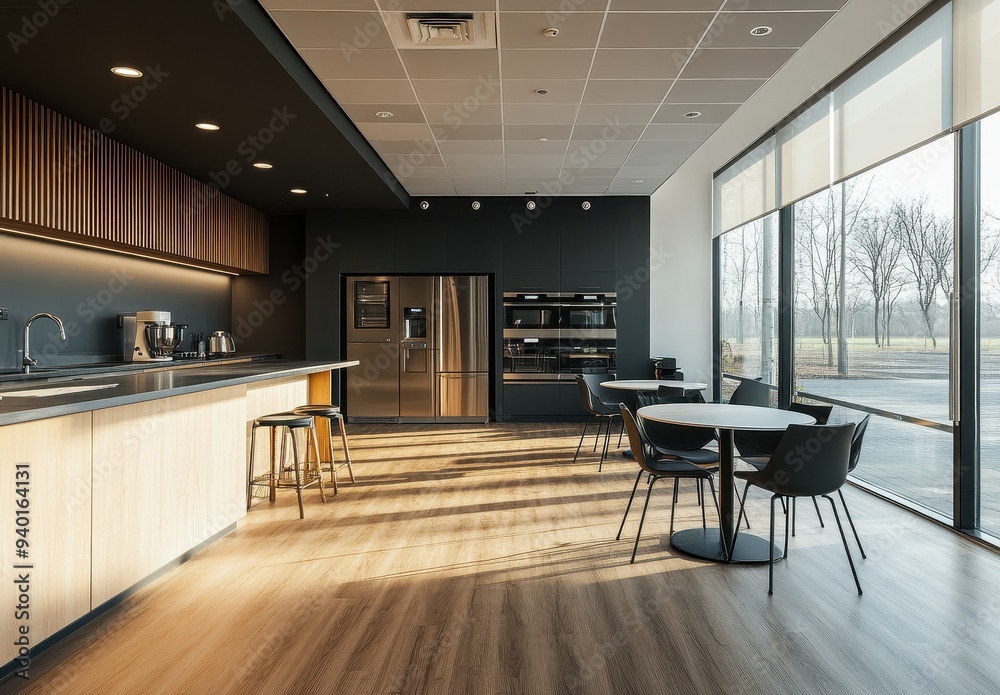 Modern Office Kitchen and Break Room Modern Office Kitchen and Break Room