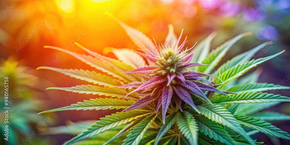 Close up of vibrant hemp flower growing outdoors, hemp, plant, agriculture, CBD, cannabis, marijuana, organic, farming Close up of vibrant hemp flower growing outdoors, hemp, plant, agriculture, CBD, cannabis, marijuana, organic, farming