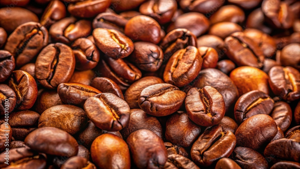Close-up of freshly roasted coffee beans in a cafe setting, roasted, coffee beans, needle roast, close-up, cafe, coffee shop Close-up of freshly roasted coffee beans in a cafe setting, roasted, coffee beans, needle roast, close-up, cafe, coffee shop