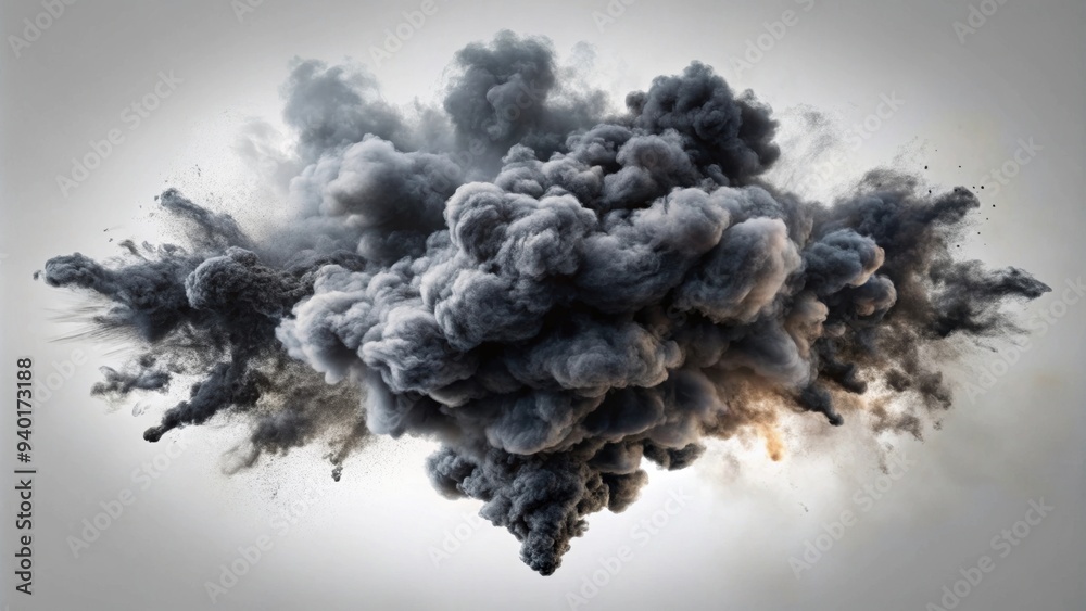 Black paint splash explosion smoke cloud isolated on background, black, paint, splash, explosion, smoke, cloud, isolated Black paint splash explosion smoke cloud isolated on background, black, paint, splash, explosion, smoke, cloud, isolated