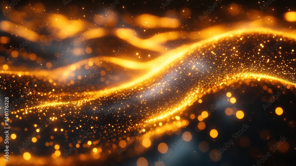 Abstract Gold Sparkles Abstract Gold Sparkles