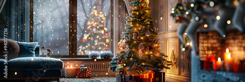 christmas, tree, decoration