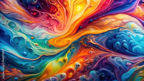 Wallpaper Mural Fluid acrylic paintings with dynamic color blending and movement, perfect for wallpaper backgrounds, fluid, acrylic Torontodigital.ca