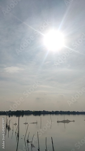 Malabon dike on a humid morning photo