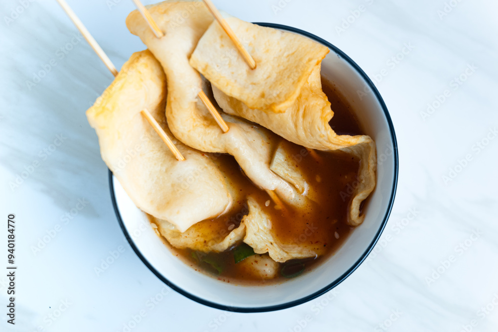 Odeng or Fish Cake Soup, Korean street food. Perfect for recipe, article, catalogue, commercial, or any cooking contents. Odeng or Fish Cake Soup, Korean street food. Perfect for recipe, article, catalogue, commercial, or any cooking contents.