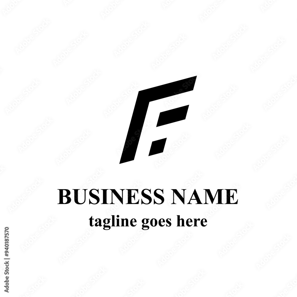 Illustration of Luxury Initial F Vector Logo for Your Business Illustration of Luxury Initial F Vector Logo for Your Business