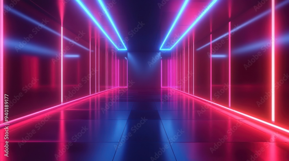 Neon Corridor Lights Neon Corridor Lights