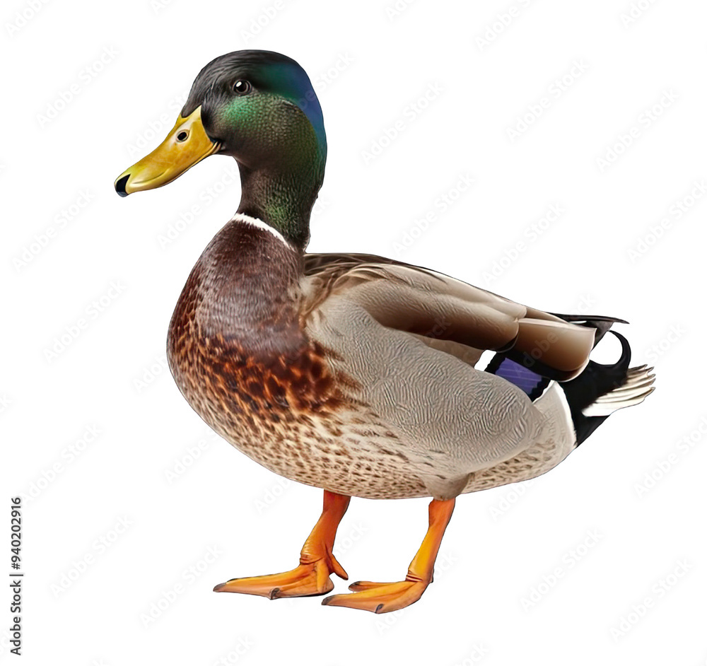 PNG. Wildlife duck isolated on a transparent background. PNG. Wildlife duck isolated on a transparent background.