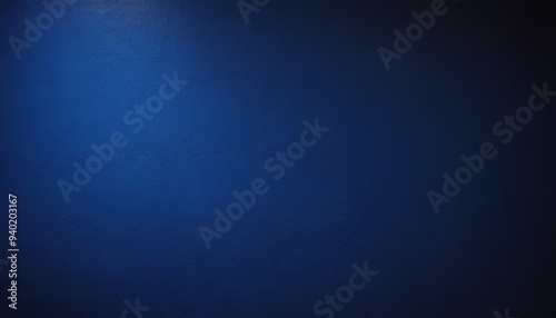 Abstract Luxury gradient Blue background. Smooth Dark blue with Black vignette Studio Banner. 22