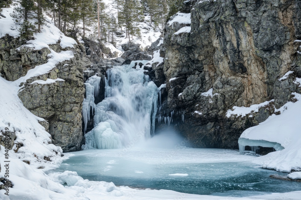 Ice Lake Waterfall Mountains Austria - Eissee Wasserfall Nationalpark Hohe Tauern Ã–sterreich, ai