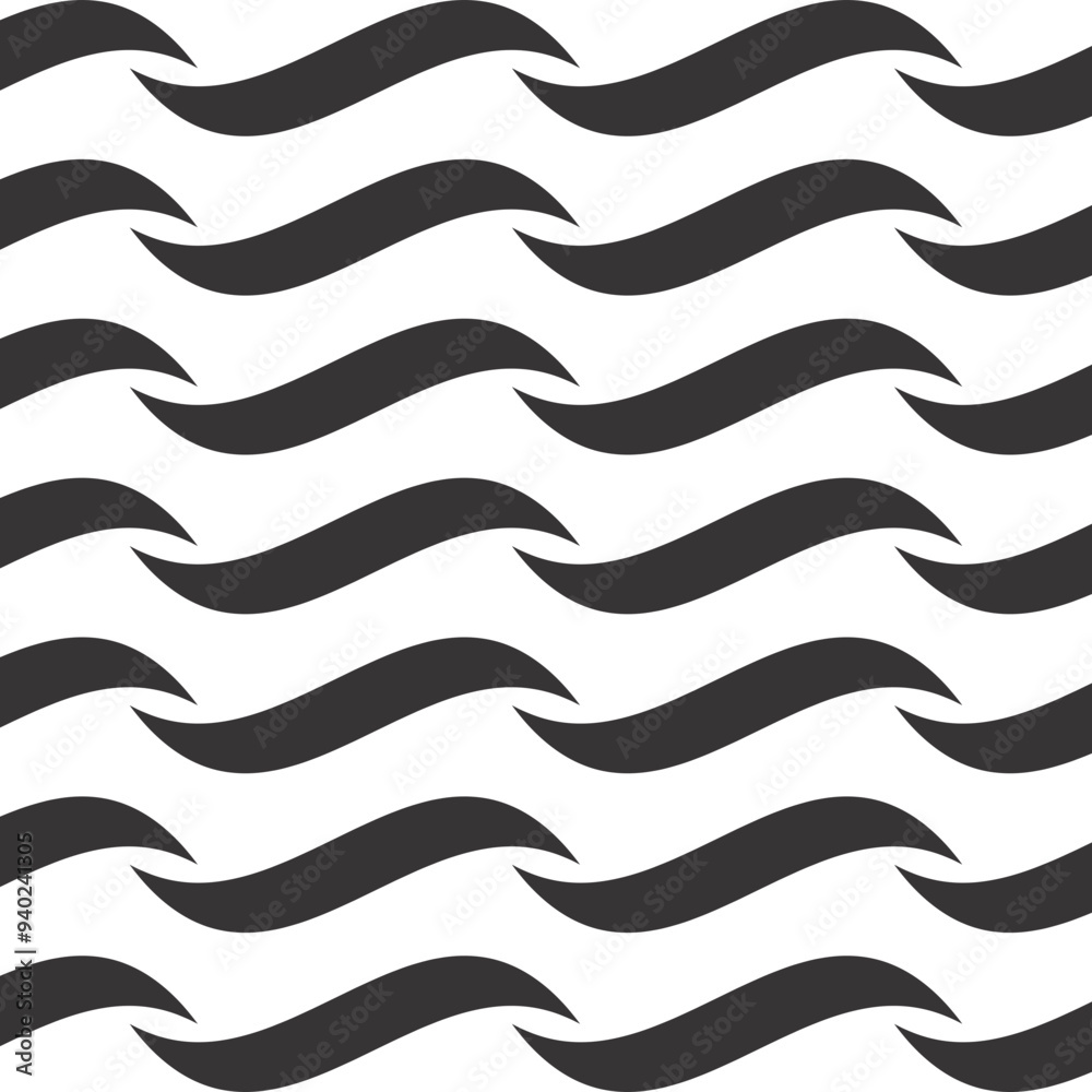 Artistic Wavy Pattern Line Element Artistic Wavy Pattern Line Element