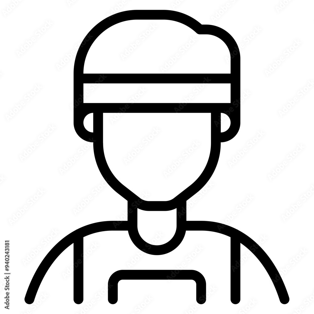 Athlete Diversity Avatars icon illustration Athlete Diversity Avatars icon illustration