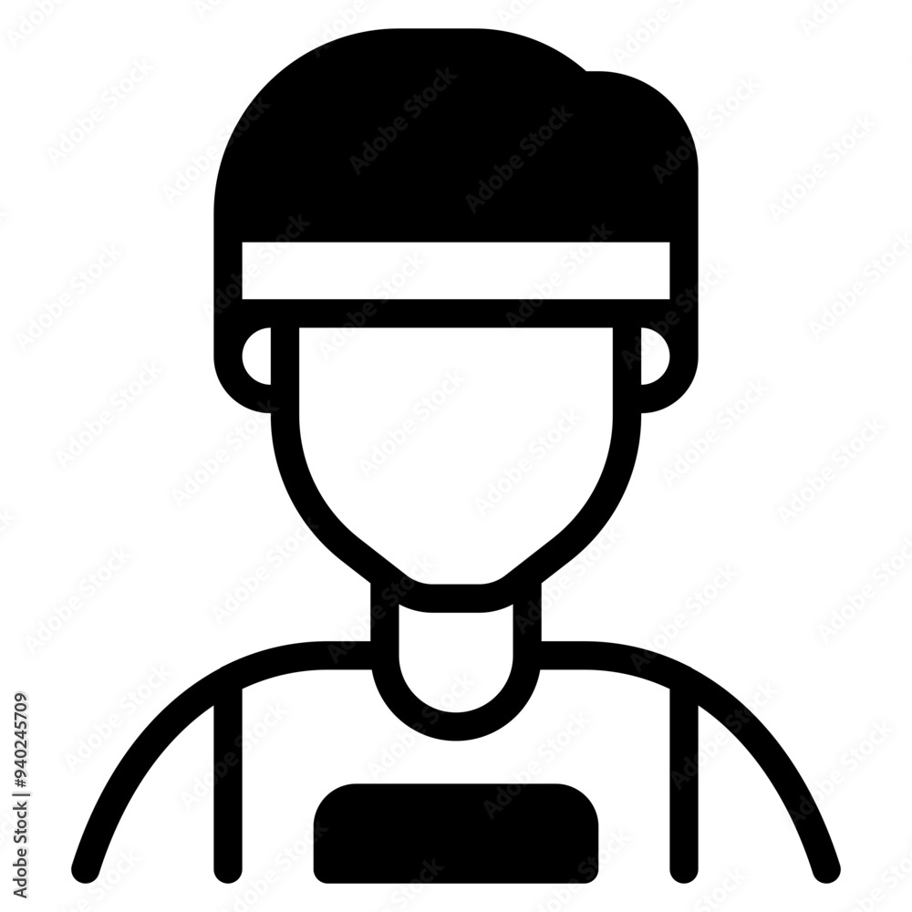 Athlete Diversity Avatars icon illustration Athlete Diversity Avatars icon illustration