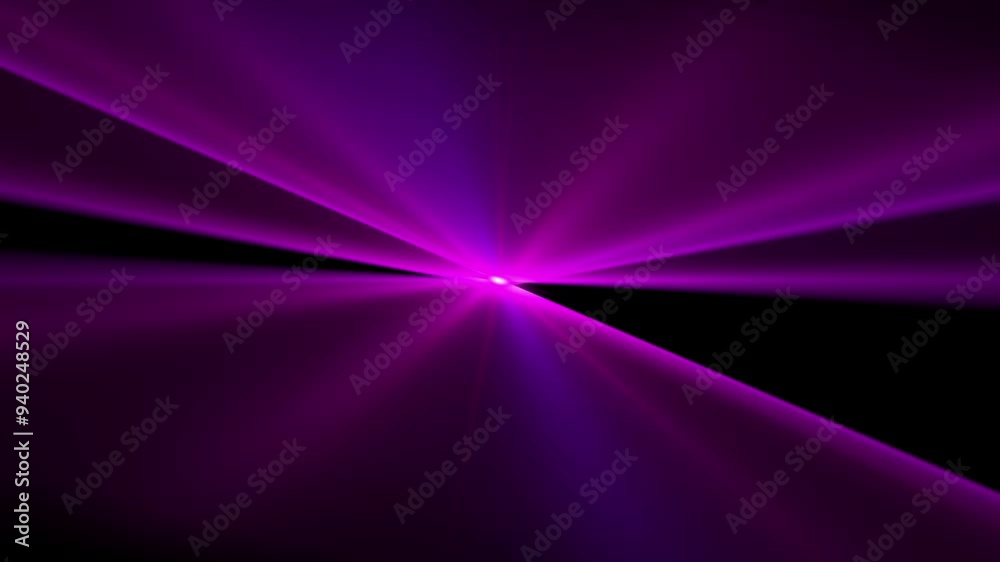6 pink laser strobe light overlays on transparent backgrounds in seamless loops.