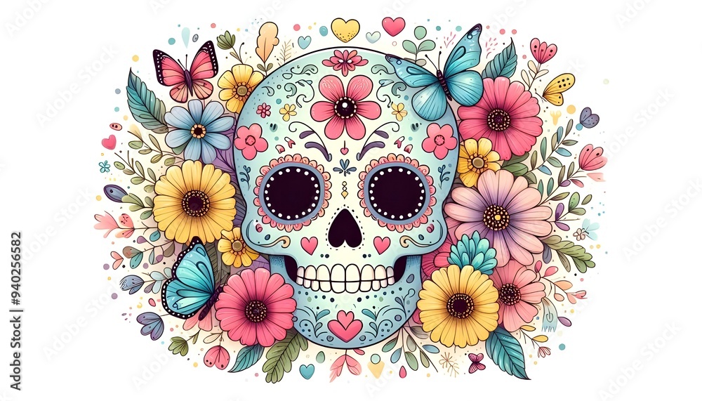 DOODLE SKULL DRAWING DOODLE SKULL DRAWING