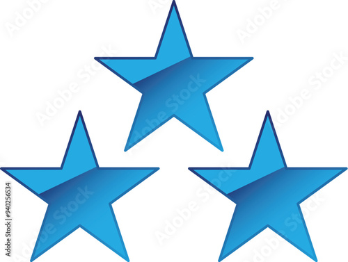 Three Blue Star
