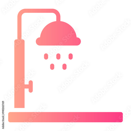shower gradient icon