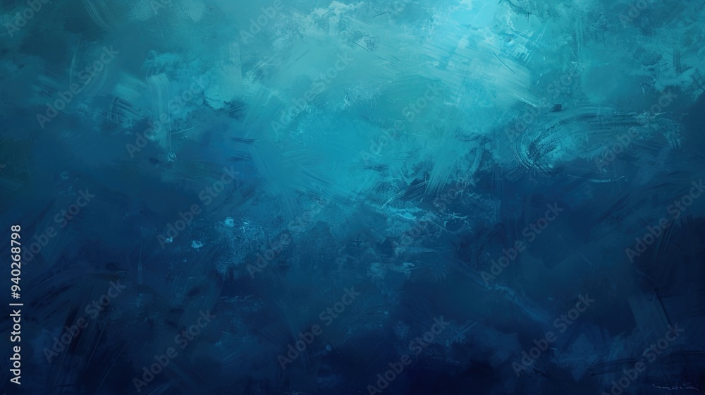 Aerial view to ocean waves. Blue water background Aerial view to ocean waves. Blue water background