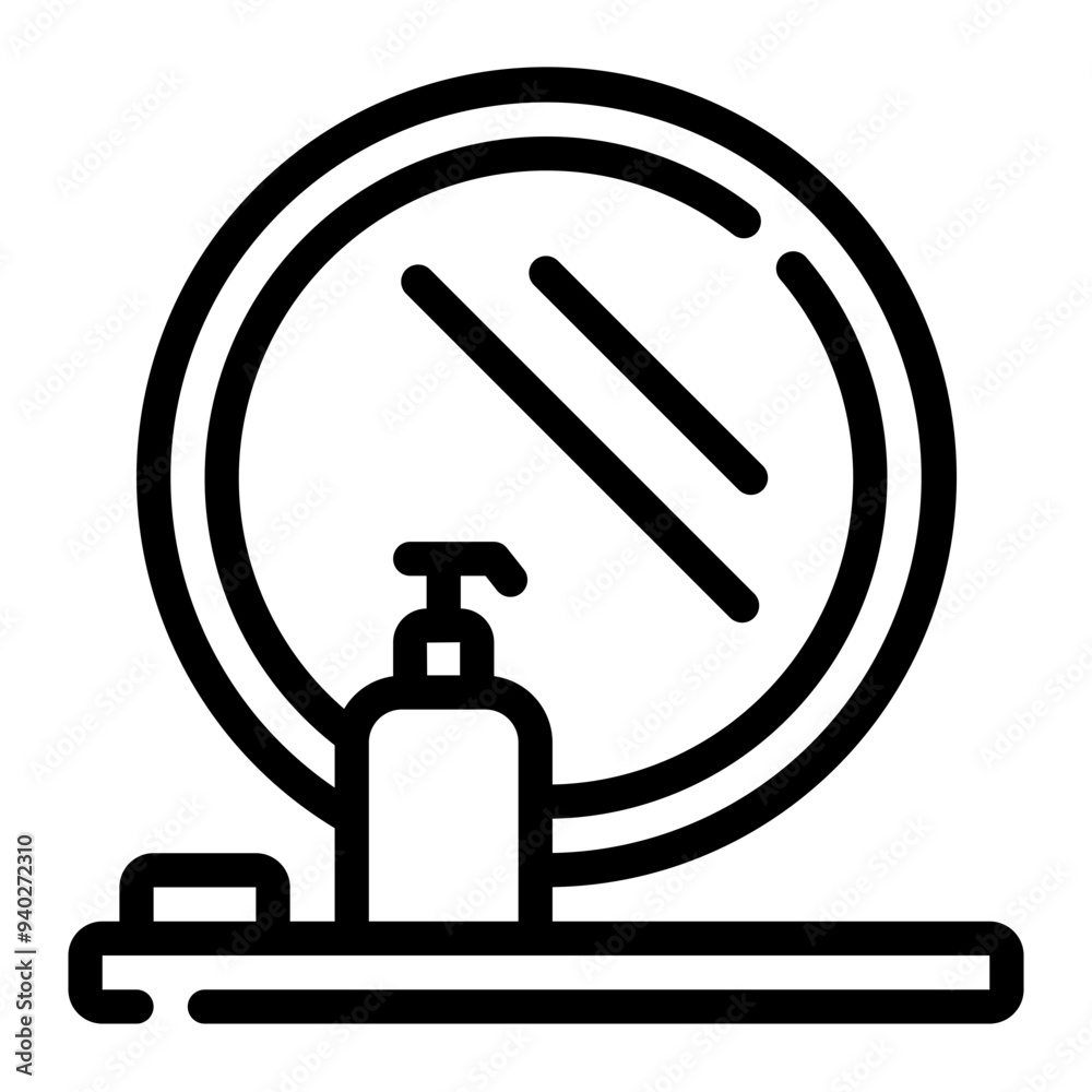 mirror line icon mirror line icon