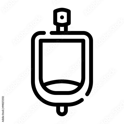 urinal line icon