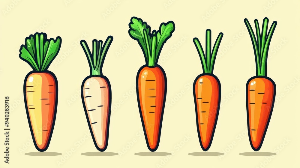 Discover unique carrot icons in vibrant colors Ideal for promoting healthy eating and vegetarian lifestyles. Discover unique carrot icons in vibrant colors Ideal for promoting healthy eating and vegetarian lifestyles.
