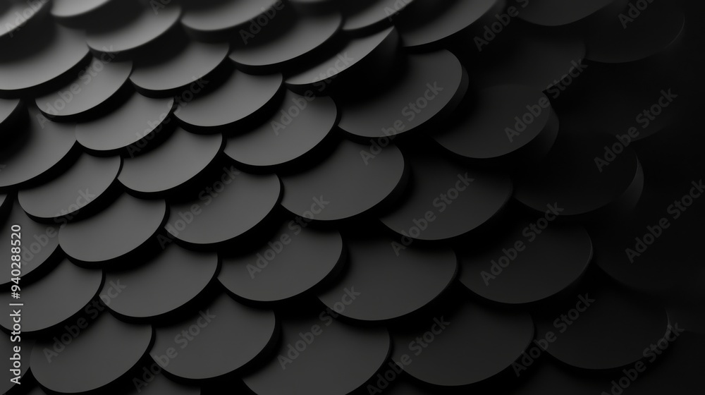Elegance in Monochrome: 3D Geometric Circles and Dots for Luxury Packaging Design with Copy Space Elegance in Monochrome: 3D Geometric Circles and Dots for Luxury Packaging Design with Copy Space