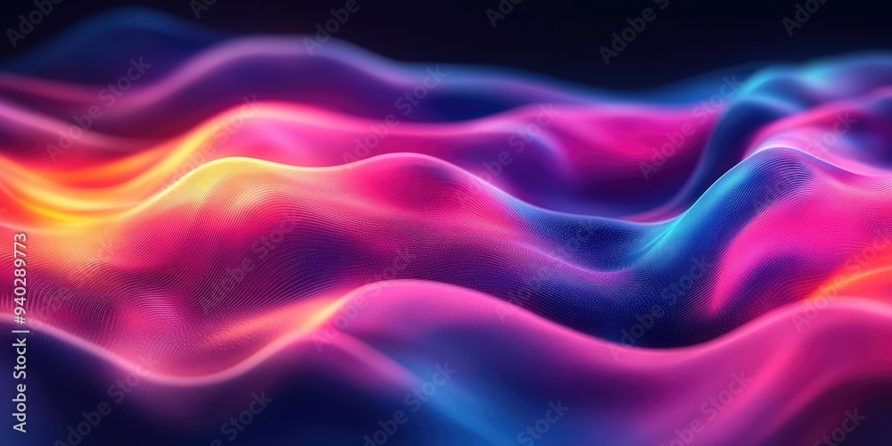 Obraz premium Abstract Colorful Waves