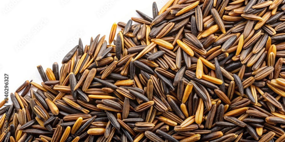 A visually appealing blend of wild rice grains, perfect for healthy and delicious meals, wild rice, blend, grains, healthy A visually appealing blend of wild rice grains, perfect for healthy and delicious meals, wild rice, blend, grains, healthy