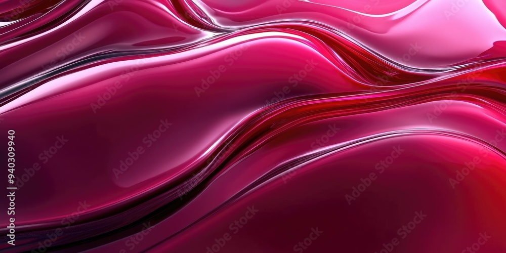 Obraz premium Abstract Pink Fluid Background