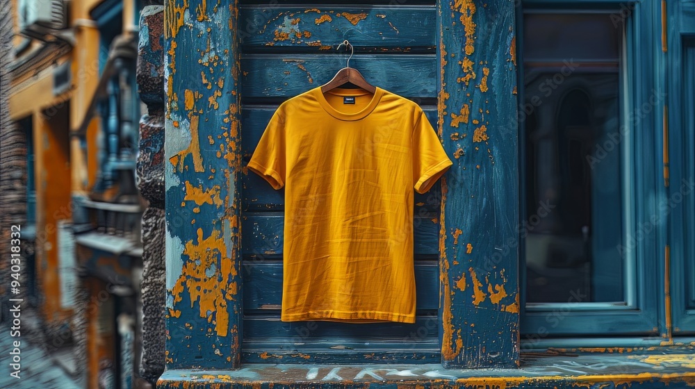 Obraz premium mock up plain t-shirt 